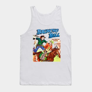 Money Western  Horse Cowboy Retro Broncho Bill Comic Tank Top